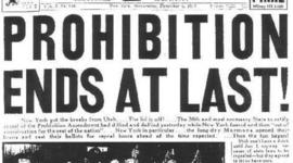 Timeline: The 21st Amendment