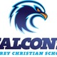 Falcon logo with school name