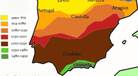 Timeline: Historia de Hispania, la Edad Media.