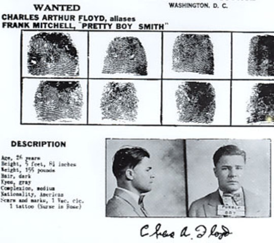 "Pretty Boy" Floyd timeline | Timetoast timelines