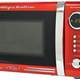 Nostalgia electrics rmo770red retro series countertop microwave oven