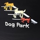 Cartoon dog park t shirt