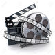 22547588 film and clipboard symbol done in 3d  stock photo film cinema video