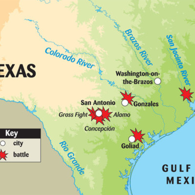 Timeline:   Battles of Texas Revolution