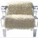 Sheep skin chair