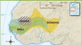 Timeline: Ghana, Mali, and Songhai by Srinija Devaraju