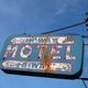 Creppy motel sign