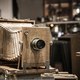 Old wooden camera