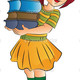 Depositphotos 16187769 stock illustration girl carrying books illustration