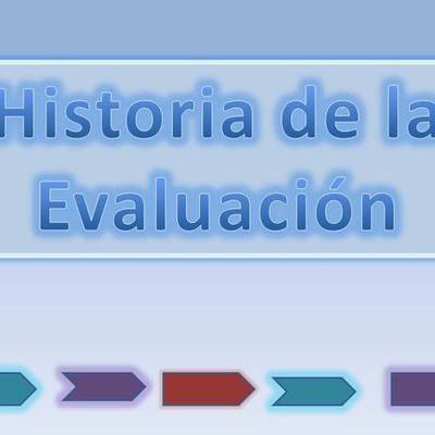 Timeline: HISTORIA DE LA EVALUACIÓN