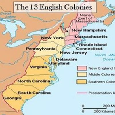 Timeline: 13 Colonies