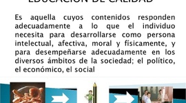 Timeline: EDUCACION DE CALIDAD