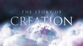 Timeline: Línea de tiempo con los hitos que marcan el origen de la creación, hasta el diluvio.