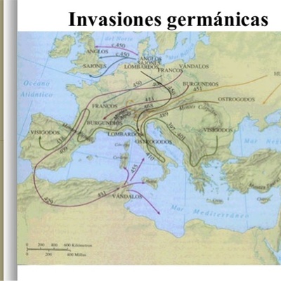 Timeline: Las invasiones Germánicas y los reinos Cristianos