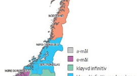 Timeline: Språkutvikling i Norge