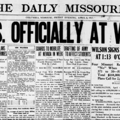 Timeline: American Involvement in World War I