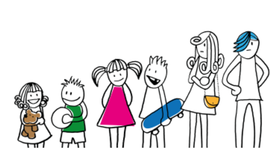 Timeline: historia de infancia  y adolescencia