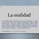 Oralidad