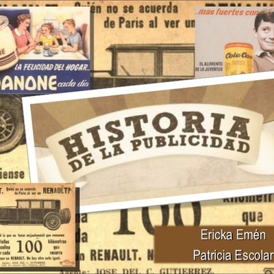 Timeline: La Historia de la Publicidad - Lina Serrano
