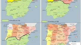 Timeline: muslim presence in the iberian peninsula/ presencia musulmana en la península ibérica