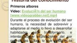 Timeline: Historia del conocimiento