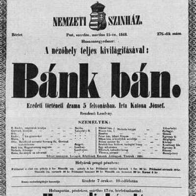 Timeline: Katona József: Bánk bán