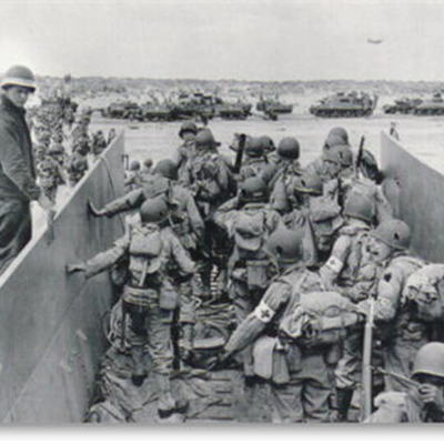 Timeline: 1944 june 6 D- day invasion