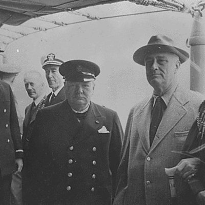 Timeline: 1941 churchill and FDR issue the atlantic charter