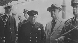 Timeline: 1941 churchill and FDR issue the atlantic charter