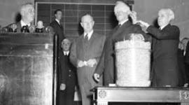 Timeline: 1940 sept 16 - first time peacetime draft in US