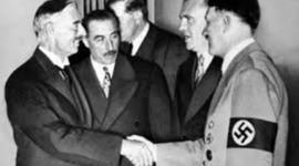 Timeline: 1938 munich pact signed giving the sudetenland
