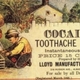 Cocaine toothache drops