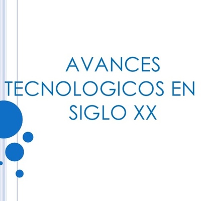 Timeline: avances tecnológicos