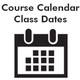 Course calendar class dates 0