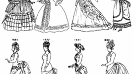 Timeline: Women's Fashion In Canada From 1840 - 1890