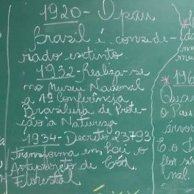 Timeline: Marco histórico em EA - Uma construção coletiva realizada pelos participantes do curso EA um link com ED