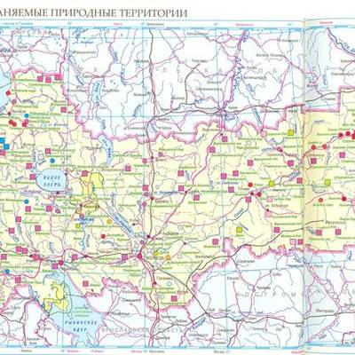 Timeline: Особо охраняемые природные территорий Вологодской области