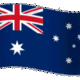 Australia flag animated 2
