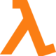 Symbol lambda orange broken lines greek