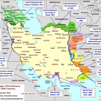 Timeline: Orosz-Brit verseny Perzsiáért