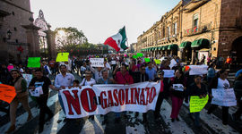 Timeline: Actores principales en "Gasolinazo como Movimiento Social"
