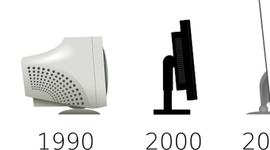 Timeline: Эволюция устройства: монитор