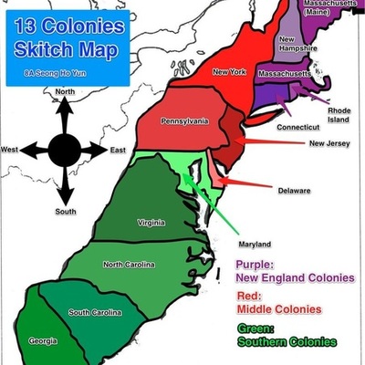 Timeline: Stevenson,13 Colonies