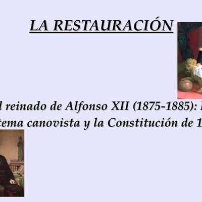 Timeline: Restauración y Guerra Civil