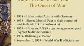 Timeline: Major Events of ww2