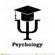 Psychology learning black psi letter graduation hat white 50884986