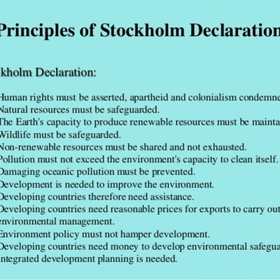 Timeline: Stockholm Declaration (1972)
