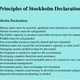 Stockholm declaration 6 638