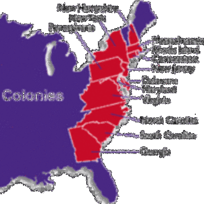 Timeline: 13 Colonies Timeline