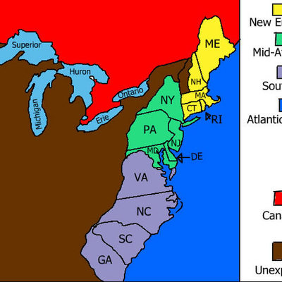 Timeline: Maddie's 13 Colonies